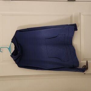 Hooded sweatshirt with thumb holes